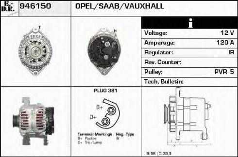 EDR 946150 - Alternateur cwaw.fr