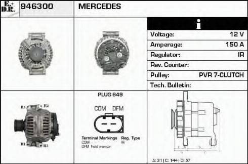 EDR 946300 - Alternateur cwaw.fr