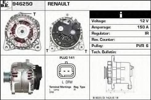 EDR 946250 - Alternateur cwaw.fr