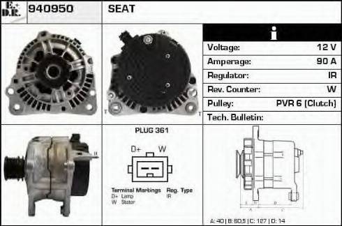 EDR 940950 - Alternateur cwaw.fr