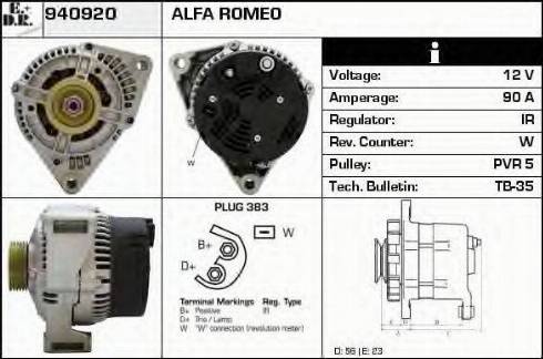 EDR 940920 - Alternateur cwaw.fr