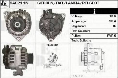 EDR 940211N - Alternateur cwaw.fr