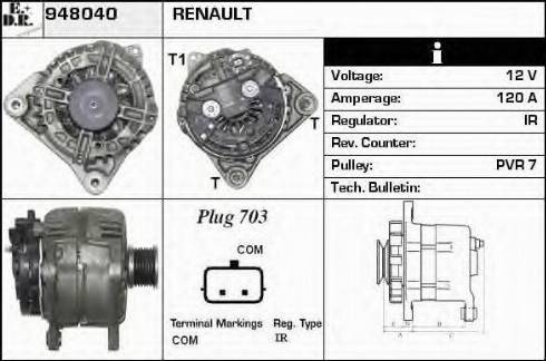 EDR 948040 - Alternateur cwaw.fr