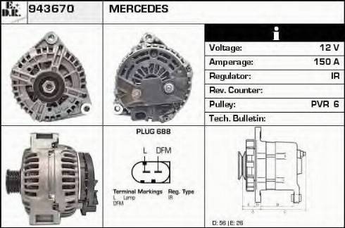 EDR 943670 - Alternateur cwaw.fr