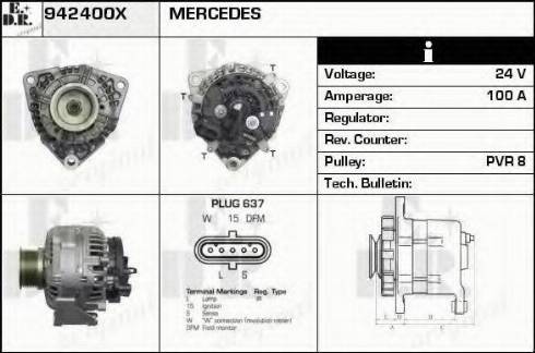 EDR 942400X - Alternateur cwaw.fr