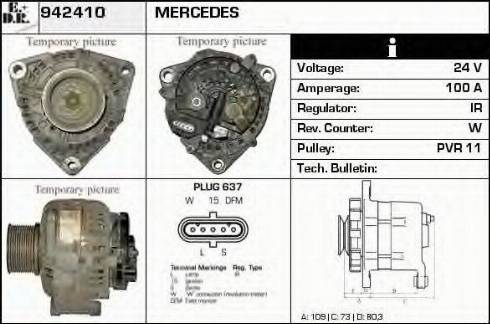 EDR 942410 - Alternateur cwaw.fr