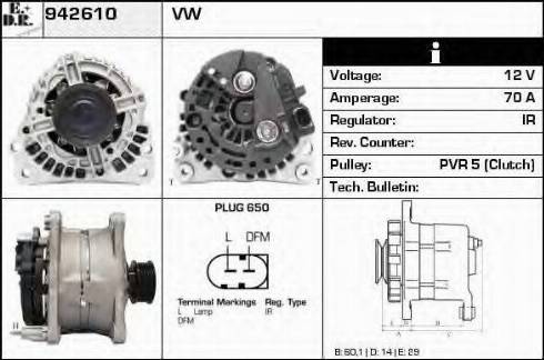 EDR 942610 - Alternateur cwaw.fr