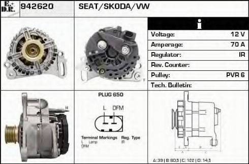 EDR 942620 - Alternateur cwaw.fr