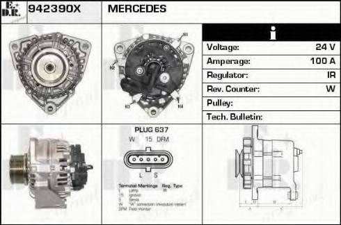 EDR 942390X - Alternateur cwaw.fr