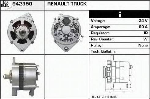 EDR 942350 - Alternateur cwaw.fr