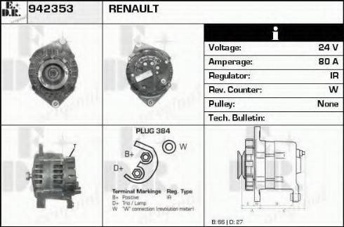 EDR 942353 - Alternateur cwaw.fr