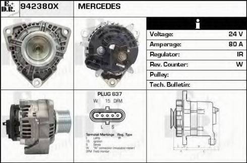 EDR 942380X - Alternateur cwaw.fr