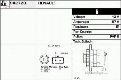 EDR 942720 - Alternateur cwaw.fr