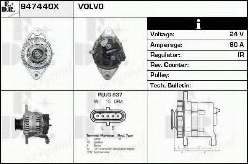 EDR 947440X - Alternateur cwaw.fr