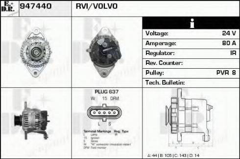 EDR 947440 - Alternateur cwaw.fr