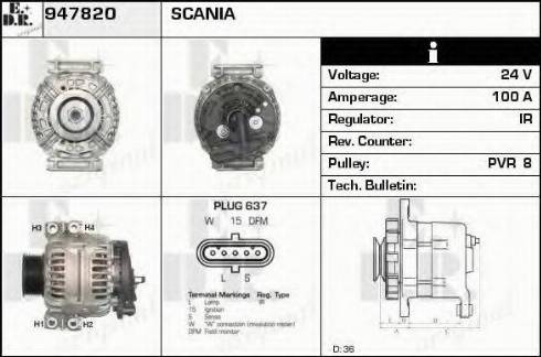 EDR 947820 - Alternateur cwaw.fr