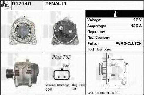 EDR 947340 - Alternateur cwaw.fr