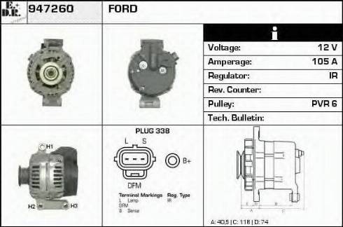 EDR 947260 - Alternateur cwaw.fr