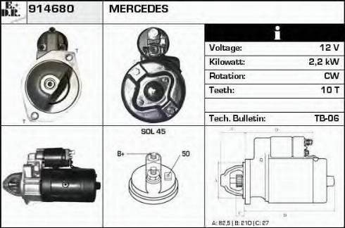 EDR 914680 - Démarreur cwaw.fr