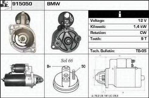 EDR 915050 - Démarreur cwaw.fr