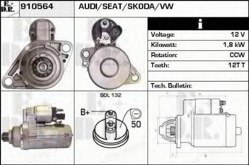 EDR 910564 - Démarreur cwaw.fr