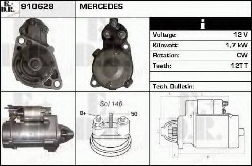 EDR 910628 - Démarreur cwaw.fr