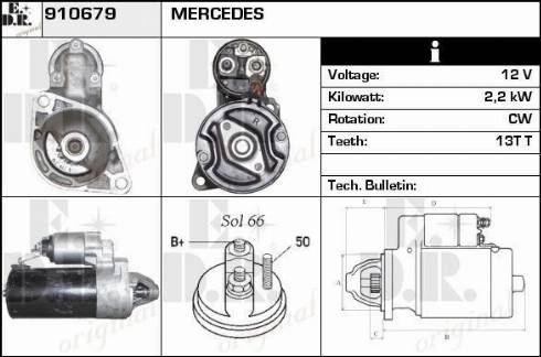 EDR 910679 - Démarreur cwaw.fr