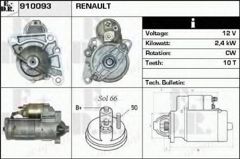 EDR 910093 - Démarreur cwaw.fr