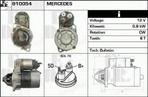 EDR 910054 - Démarreur cwaw.fr