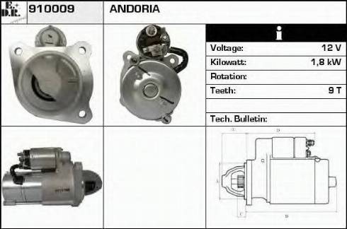 EDR 910009 - Démarreur cwaw.fr