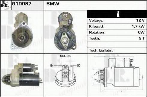 EDR 910087 - Démarreur cwaw.fr