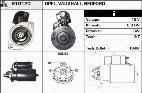 EDR 910120 - Démarreur cwaw.fr