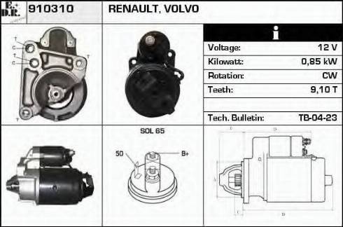 EDR 910310 - Démarreur cwaw.fr