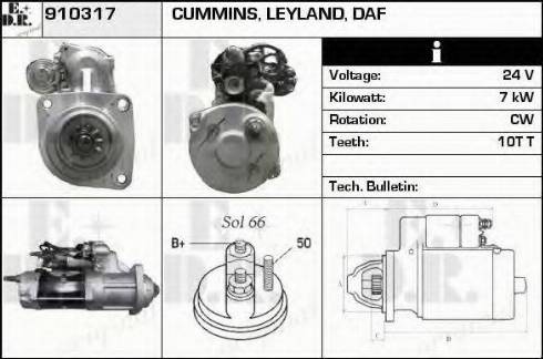 EDR 910317 - Démarreur cwaw.fr