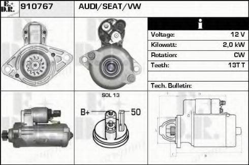 EDR 910767 - Démarreur cwaw.fr