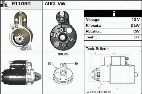 EDR 911090 - Démarreur cwaw.fr