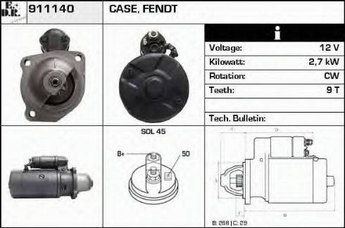 EDR 911140 - Démarreur cwaw.fr