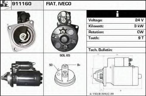 EDR 911160 - Démarreur cwaw.fr