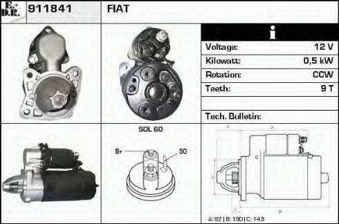 EDR 911841 - Démarreur cwaw.fr