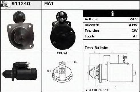 EDR 911340 - Démarreur cwaw.fr