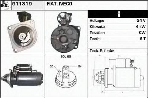 EDR 911310 - Démarreur cwaw.fr