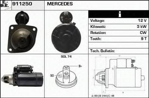 EDR 911250 - Démarreur cwaw.fr