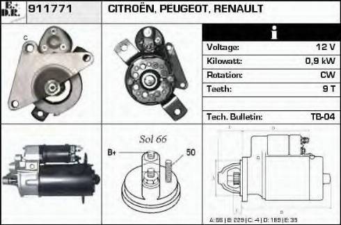 EDR 911771 - Démarreur cwaw.fr