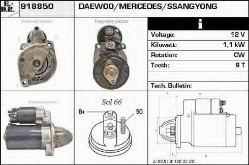 EDR 918850 - Démarreur cwaw.fr