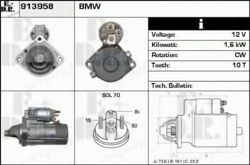 EDR 913958 - Démarreur cwaw.fr