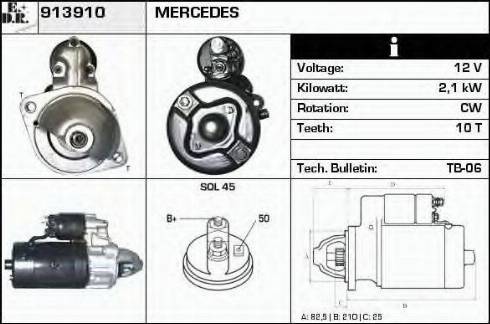 EDR 913910 - Démarreur cwaw.fr