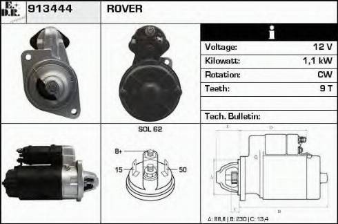 EDR 913444 - Démarreur cwaw.fr