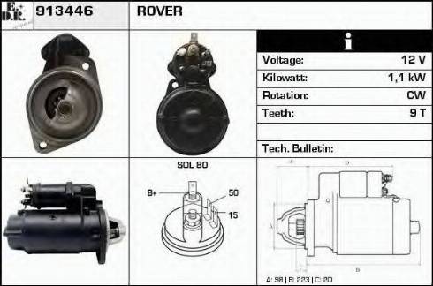 EDR 913446 - Démarreur cwaw.fr