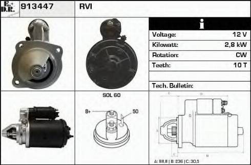 EDR 913447 - Démarreur cwaw.fr