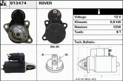 EDR 913474 - Démarreur cwaw.fr